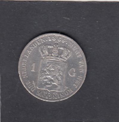 Beschrijving: 1 Gulden WILLEM III
